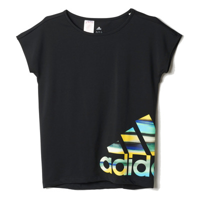 Adidas Camiseta Junior  Wardrobe Fitness Logo (negro)