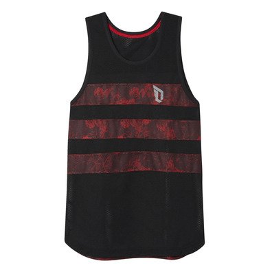 Adidas  Dame Floral Tank (red/black)