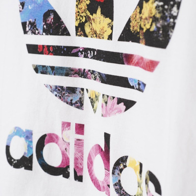 Adidas Originals Camiseta Junior Basketball Floral (blanco/multicolor)