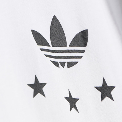 Adidas Originals Camiseta 03 Star (blanco/negro/oro)