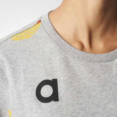 Adidas Originals Tee Dress "Lettering" (grey)