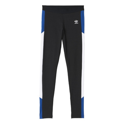 Adidas Originals Mujer Running Legging (negro/azul/blanco)