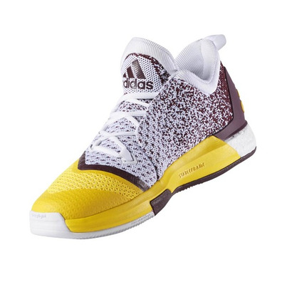 Adidas Crazylight Boost 2.5 Low "Sun Devils" (amarillo/granate/blanco)