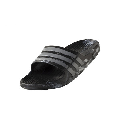 Chanclas Adidas Duramo Slide (negro/gris)