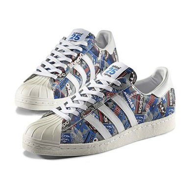 Adidas Originals SUPERSTAR 80´s Pioneers by NIGO (blanco/crema/multicolor)