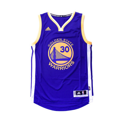 Camiseta Adidas NBA Swingman Stephen Stephen Curry #30# Warriors (azul/amarillo)