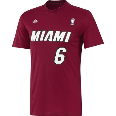 Camiseta Gametime Lebron James (rojo/blanco)