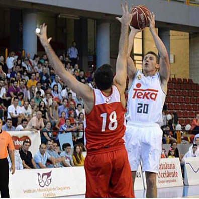 Camiseta Carroll #20# Real Madrid Basket 2015-2016 (blanco/gris)