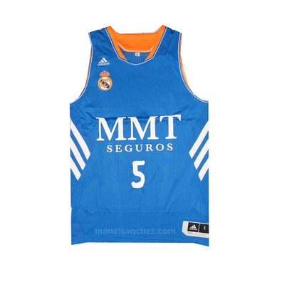 Camiseta Rudy Real Madrid Basket 13/14 (azul/blanco)