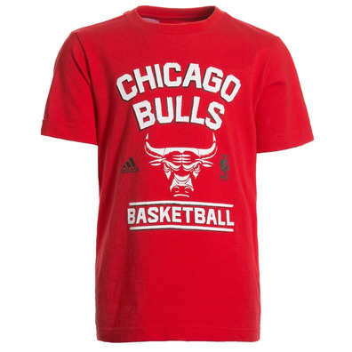 Adidas NBA Bulls Washed 1 Tee Kids (red)