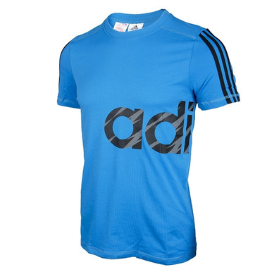 Adidas Recharged Tee kids (blue/black)