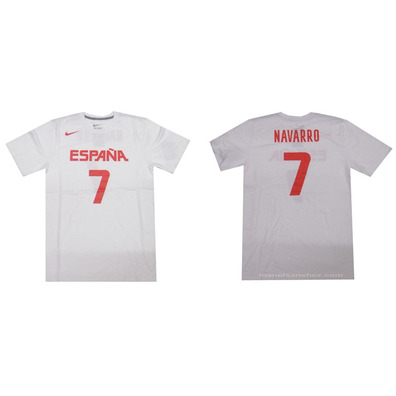 Nike Logo Spain Replica Jersey Navarro #7# (101/white)