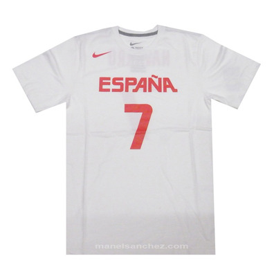 Nike Logo Spain Replica Jersey Navarro #7# (101/white)