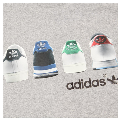 Adidas Originals Shoe Tab Tee Men´s (Cinza)