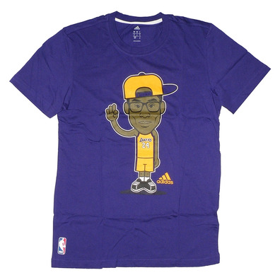 Adidas NBA GFX Caricature Kobe Tee Men´s (roxo)