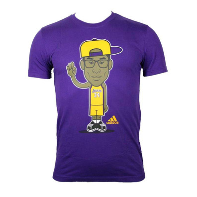 Adidas NBA GFX Caricature Kobe Tee Men´s (roxo)