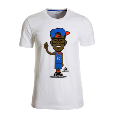 Adidas NBA GFX Caricature Durant (branco)