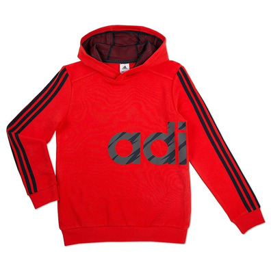 Adidas Recharged Hoodie Kids N (Vermlho/Preto)