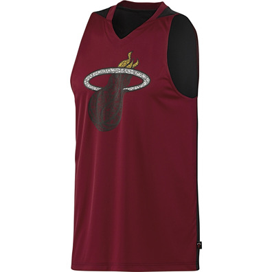 Adidas NBA Heat Summer Run Tank S/L Men´s (burgundy/black)