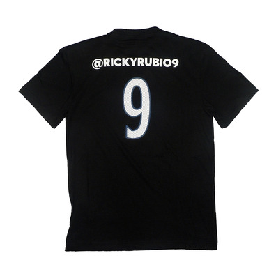 Adidas Ricky Rubio Nº 9 GFX Twitter Tee (preto/branco)