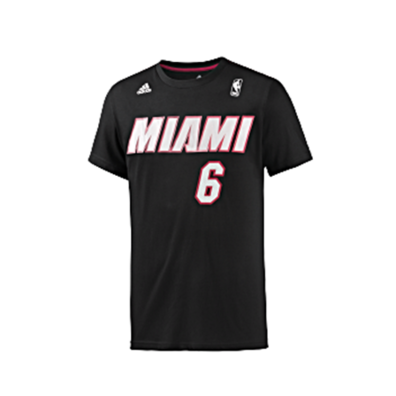 Adidas Lebron James Nº 6 GFX Twitter Tee (preto/branco)