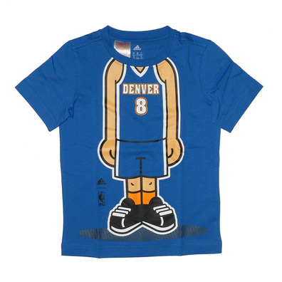 Adidas Tee GFX Graphic Denver Nuggets Gallinari Nº 8 (blue)