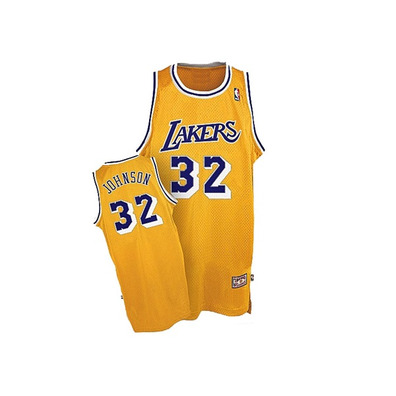 Adidas Jersey Bordado NBA Lakers  Magic Johnson (amarelo)