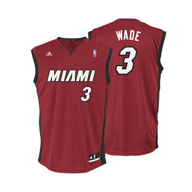 Adidas Camiseta Réplica Wade Miami (rojo)