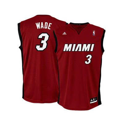 Adidas Camiseta Réplica Wade Miami (rojo)