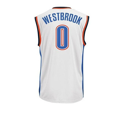 Adidas Camiseta Réplica Russell Westbrook Oklahoma (blanca)