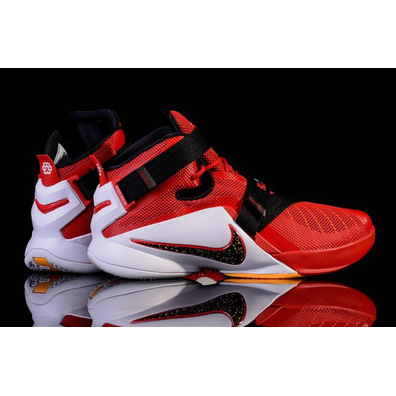 Nike Zoom LeBron Soldier 9 "Cavs Redblack" (606/university red/black/white)