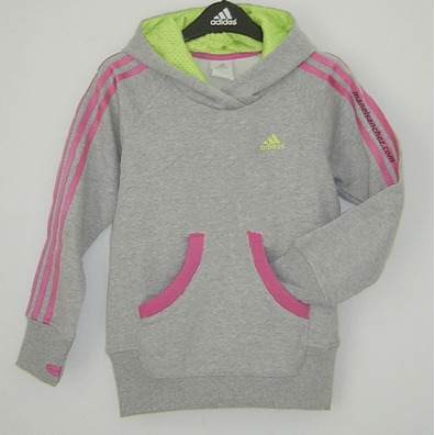 Adidas Sudadera YG Reinvented (gris/rosa/lima)