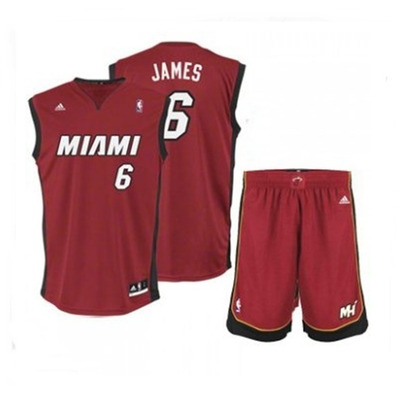 Adidas Pack Lebron James Heat Niño (rojo/blanco)