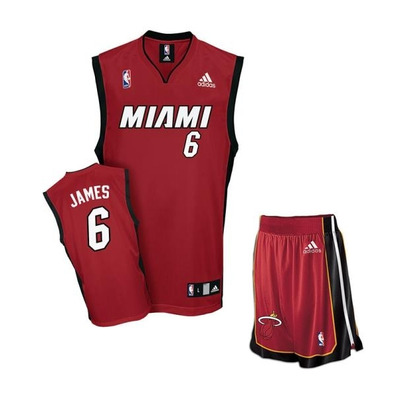 Adidas Pack Lebron James Heat Niño (rojo/blanco)