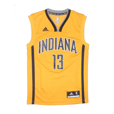 Adidas Camiseta Réplica Paul George Pacers (amarillo/navy)