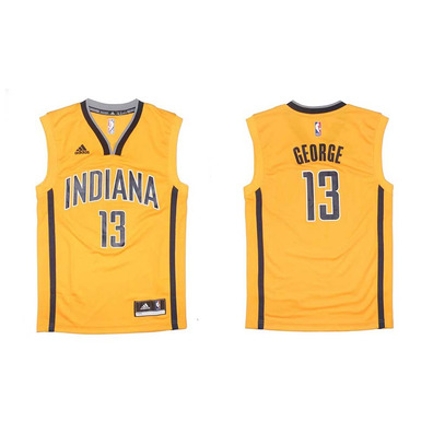 Adidas Camiseta Réplica Paul George Pacers (amarillo/navy)