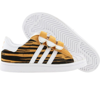 Adidas Superstar Tiger CF Inf (laranja/preto)