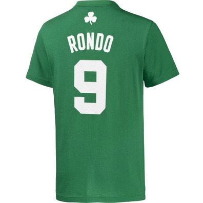 Adidas Camiseta NBA Game Time Rondo Nº 9 (verde/blanco)