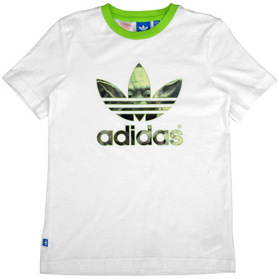 Adidas Originals Camiseta Niño Star Wars Yoda (blanco/verde)