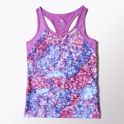 Adidas Camiseta Tirantes Niña Wardrobe Fitness (fucsia/morado/naranja)