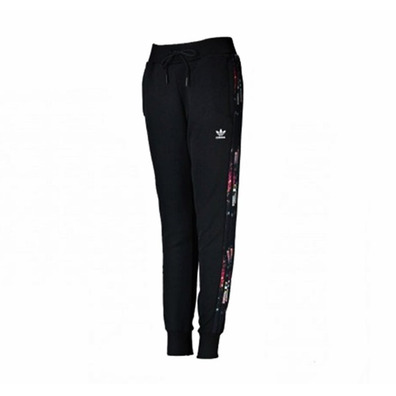 Adidas Originals Pantalón Mujer Flock TP Fleece (negro)