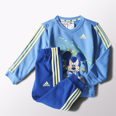 Adidas Chándal Infantil Disney Mickey Mouse (azul/royal/verdelima)