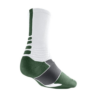 Calcetines Nike Hyper Elite Basket Crew (137/blanco/verde/gris)