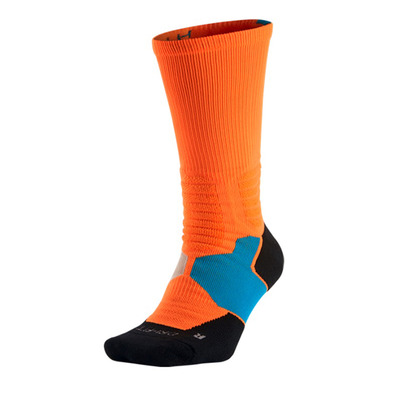 Calcetines Nike Hyper Elite Basket Crew (877/orange/blue lagoon)