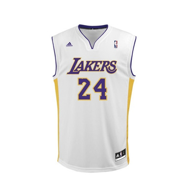 Adidas Camiseta Réplica Bryant Lakers (branco/roxo/amarelo)