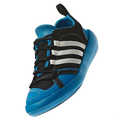 Adidas Crianças Boat Lace K (36-40) (preto/azul)