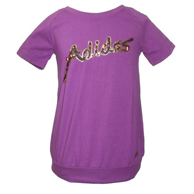 Adidas Camisa Mininas Y Girl B (roxo)