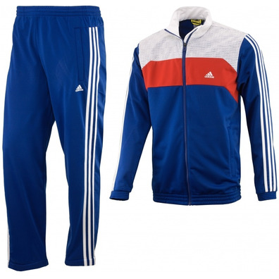 Adidas Treino TS Train Knit OC (azul/branco/vermelho)