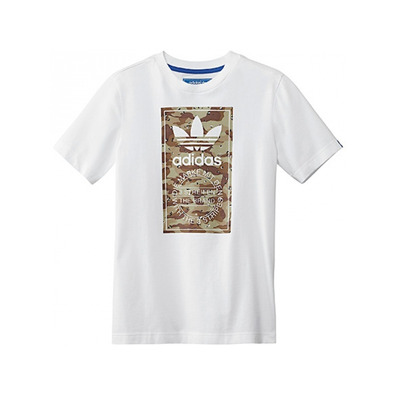 Adidas Junior Style Tee (branco)