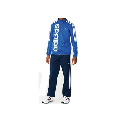 Adidas Young Boy TrackSuit Lineage Knit CH (azul-royal/marinho)